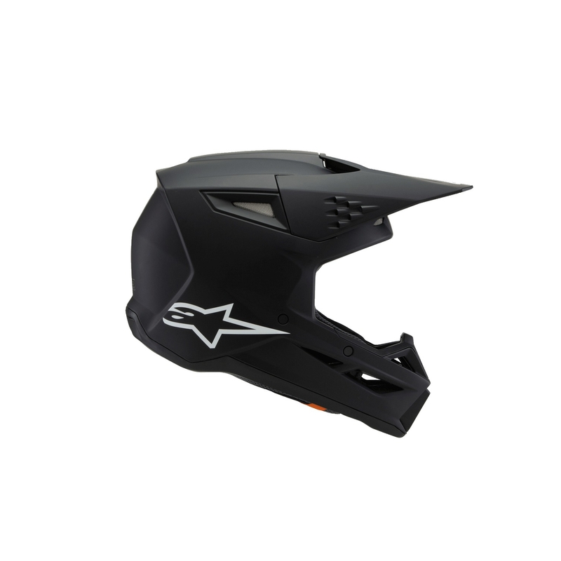 Alpinestars S-M3 Solid Kindercrosshelm Matzwart
