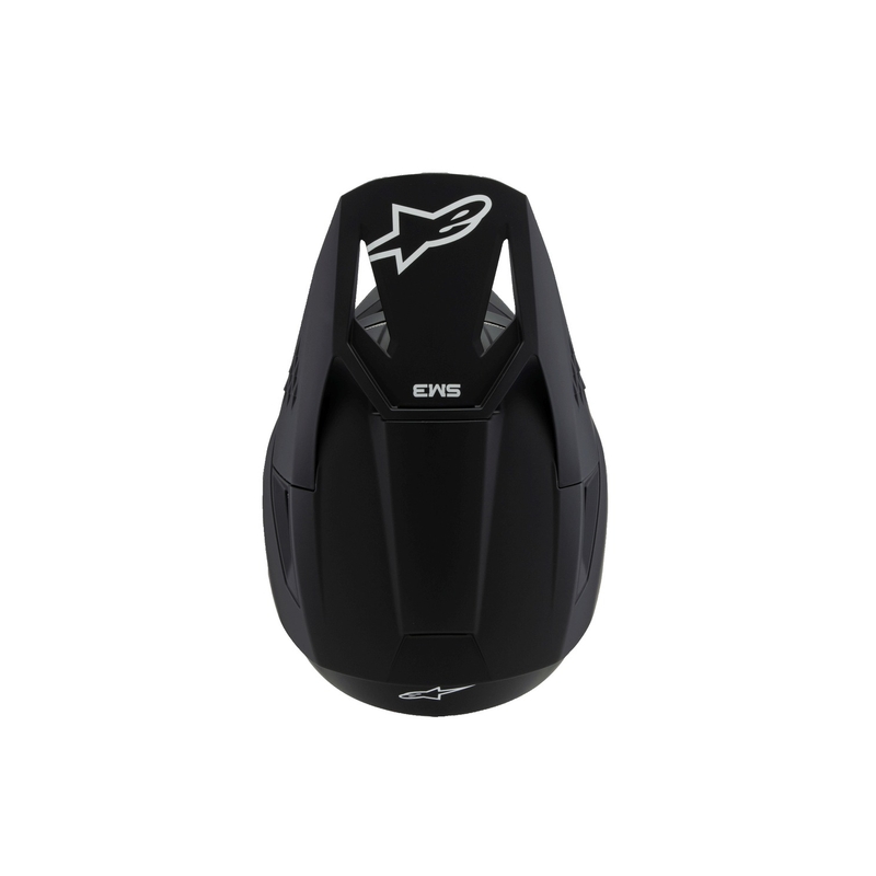Alpinestars S-M3 Solid Kindercrosshelm Matzwart