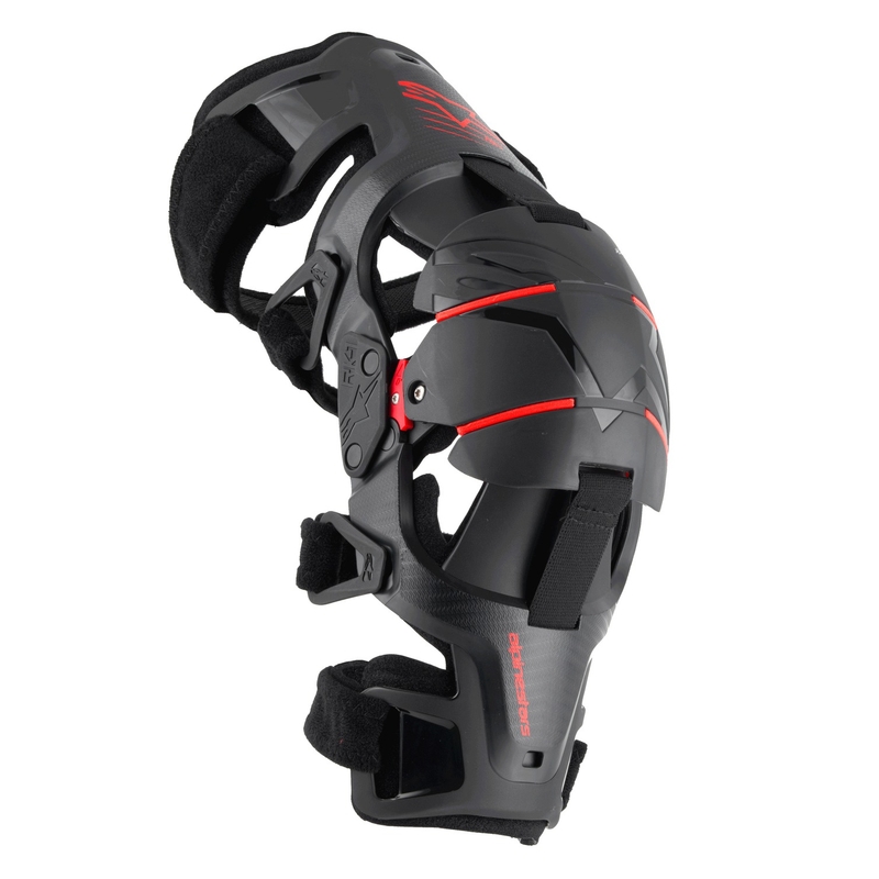 Alpinestars RK-1 Plasma kniebraces zwart-rood
