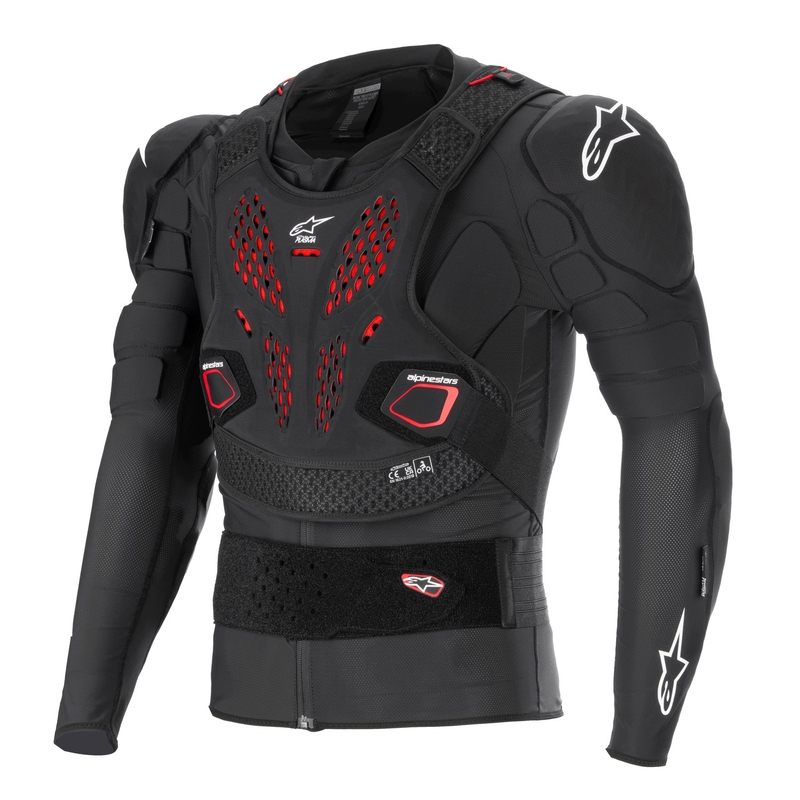 Alpinestars Bionic Pro 3 Plasma bodyprotector zwart-rood-wit