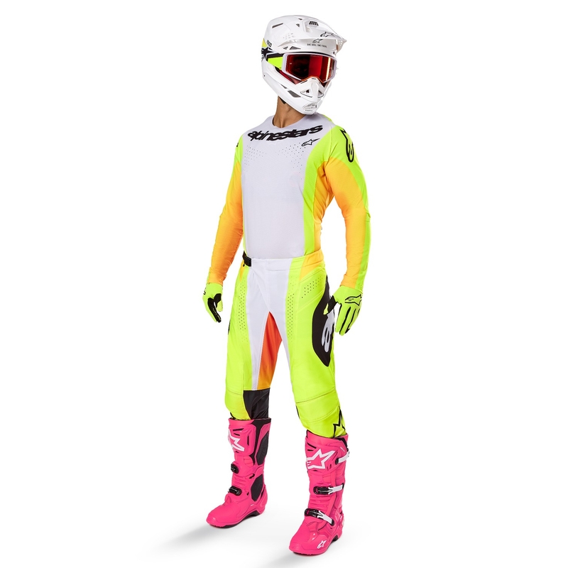 Alpinestars Techstar Melt Motocross Trui geel en zwart