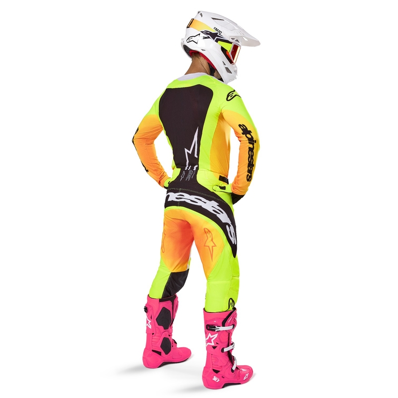 Alpinestars Techstar Melt Motocross Trui geel en zwart