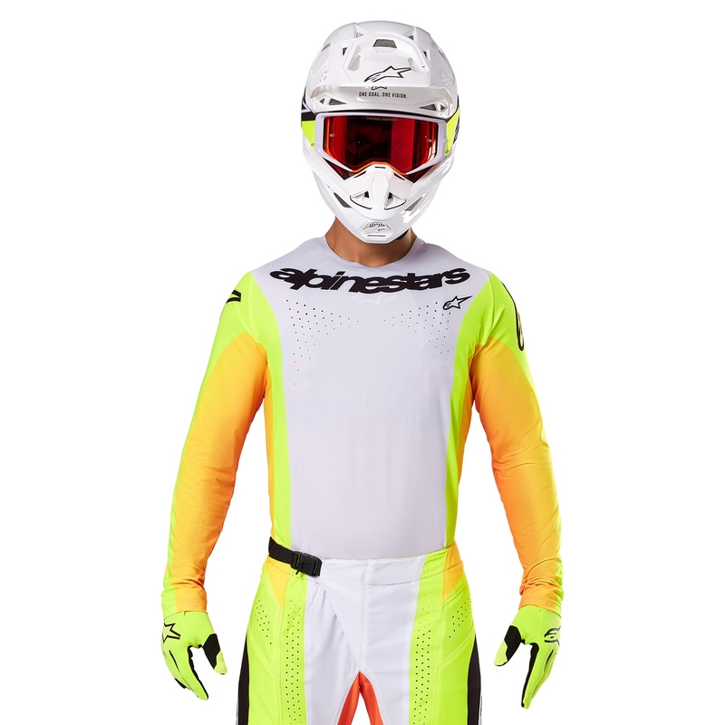 Alpinestars Techstar Melt Motocross Trui geel en zwart