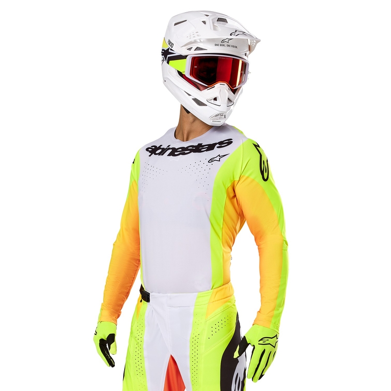 Alpinestars Techstar Melt Motocross Trui geel en zwart
