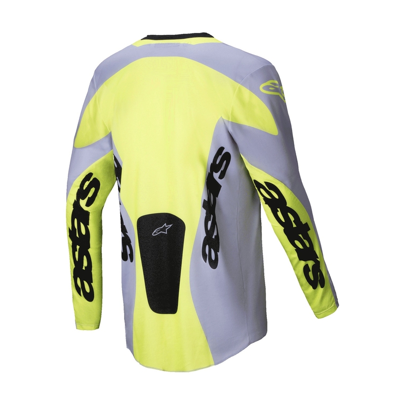 Alpinestars Racer Veil motorcross trui grijs-fluo geel