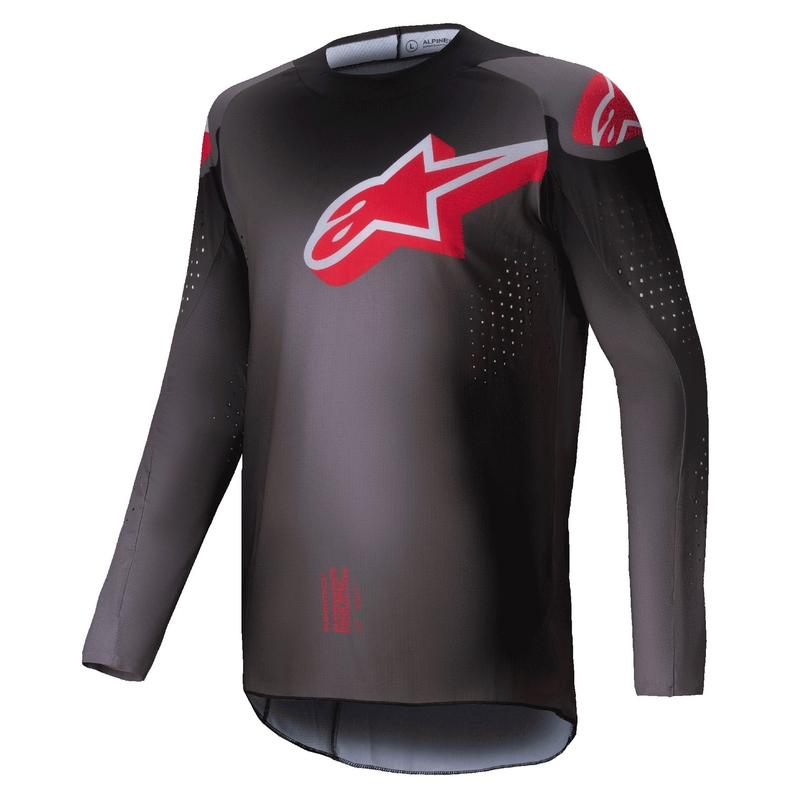Alpinestars Supertech Lipan Rook Rood Motorcross Trui
