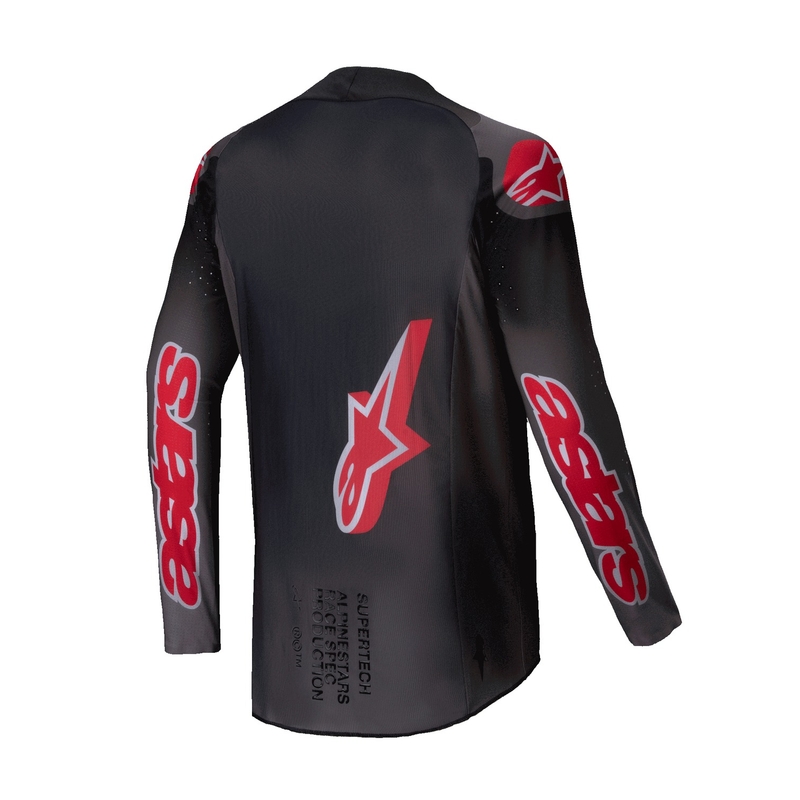 Alpinestars Supertech Lipan Rook Rood Motorcross Trui