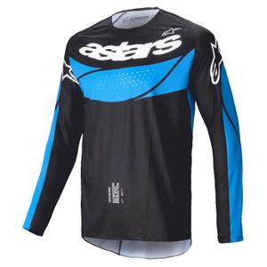 Alpinestars Techstar Dreem Motocross Trui Zwart en Blauw