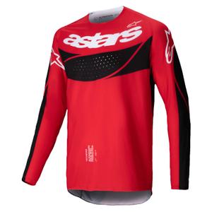 Alpinestars Techstar Dreem motorcross trui rood en zwart