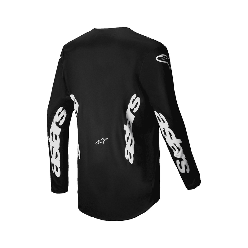 Alpinestars Racer Graphite motorcross trui zwart en grijs