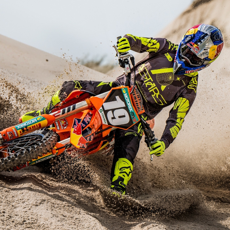 Alpinestars Racer Hollow motocrosstrui donker camo-fluo geel