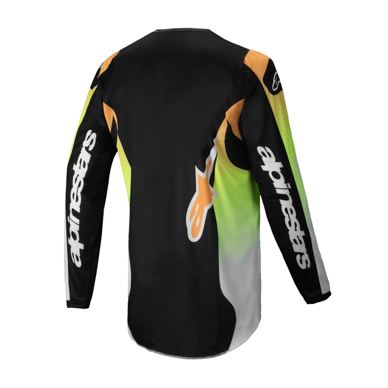 Alpinestars Fluid Wurx Motocross Trui geel en zwart