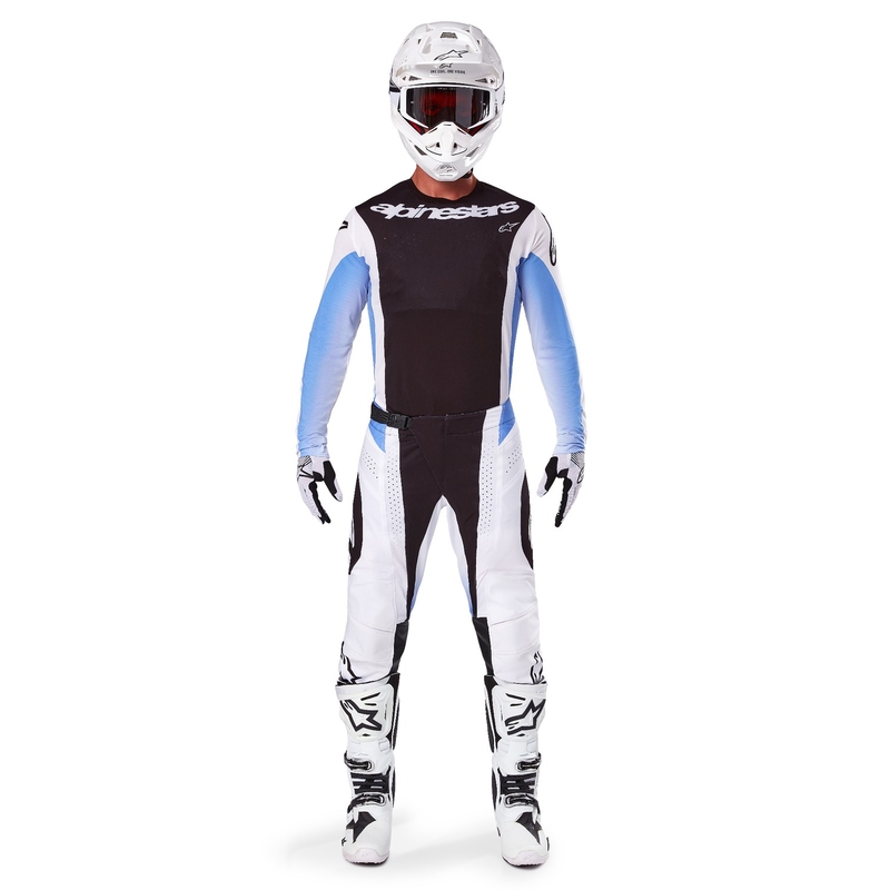Alpinestars Techstar Melt Motorcross Broek Zwart en Blauw