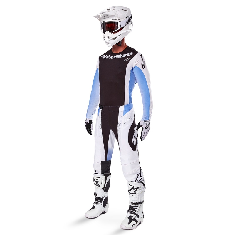 Alpinestars Techstar Melt Motorcross Broek Zwart en Blauw
