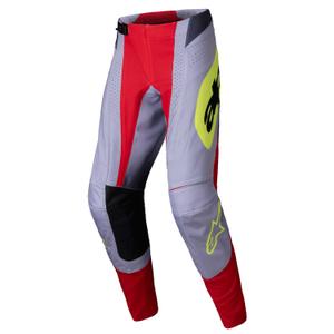 Alpinestars Techstar Melt Motorcross Broek Rood en Grijs