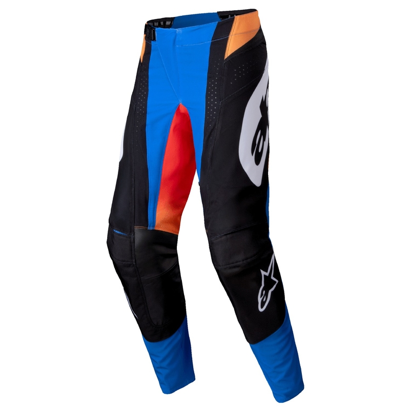 Alpinestars Techstar Melt Motorcross Broek Oranje en Blauw