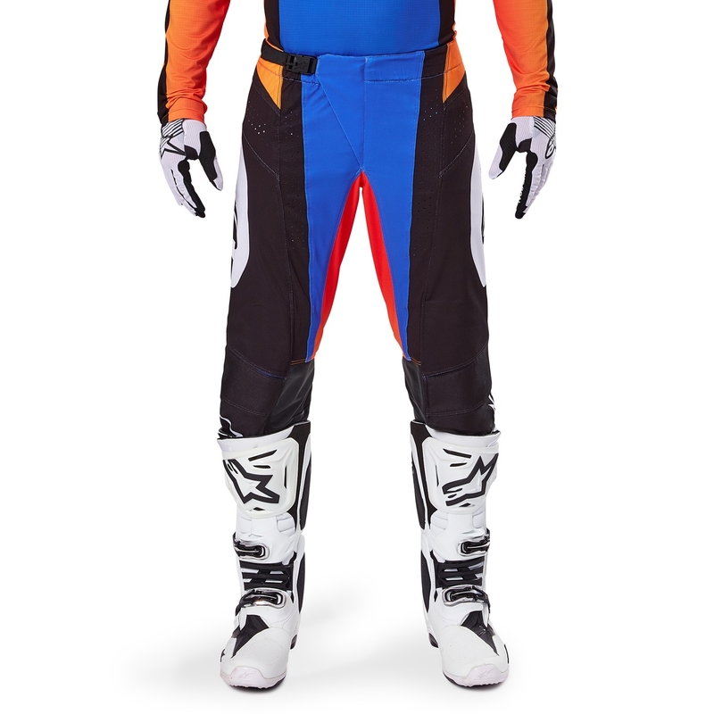 Alpinestars Techstar Melt Motorcross Broek Oranje en Blauw