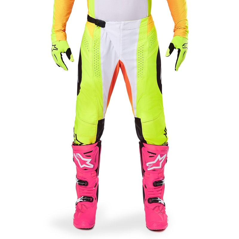 Alpinestars Techstar Melt Motorcross Broek Geel en Zwart