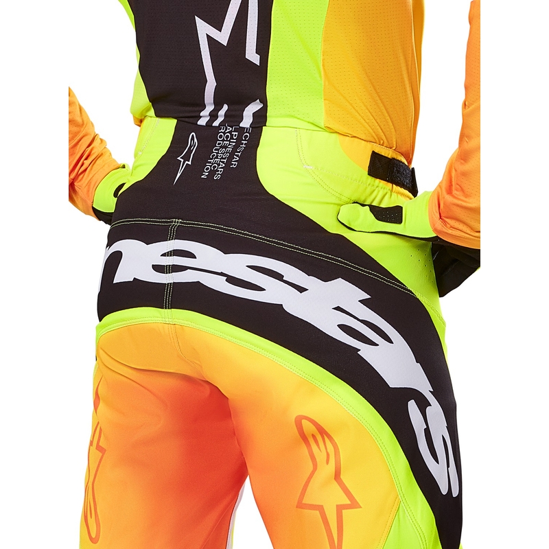 Alpinestars Techstar Melt Motorcross Broek Geel en Zwart