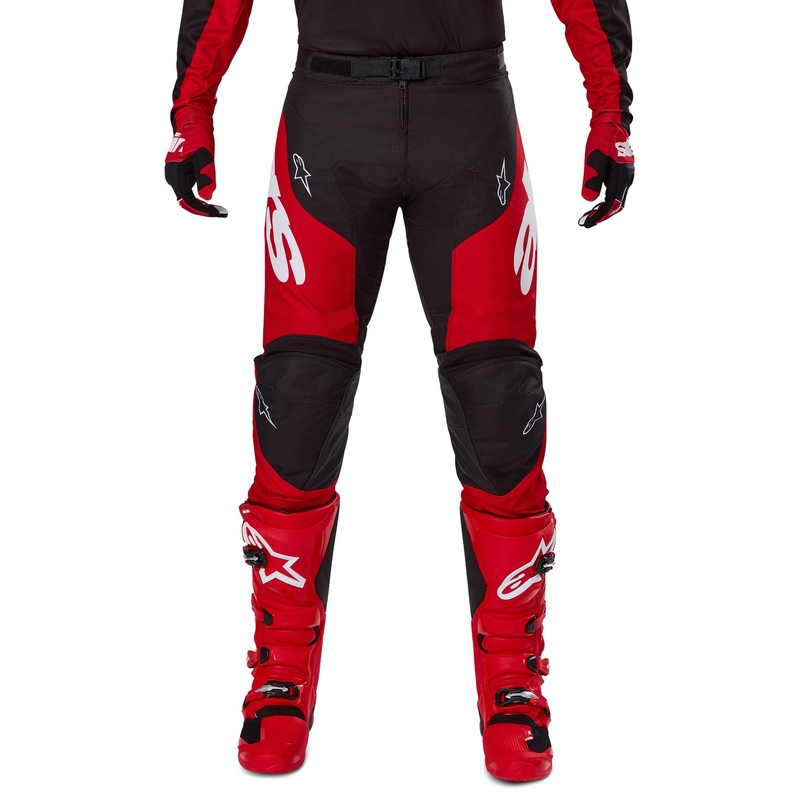 Alpinestars Racer Veil Motorcross Broek Zwart en Rood