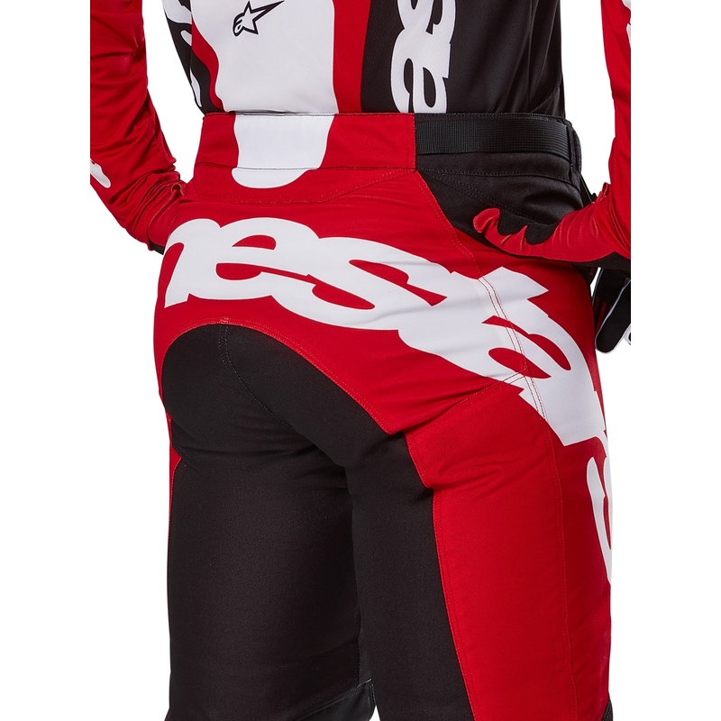 Alpinestars Racer Veil Motorcross Broek Zwart en Rood