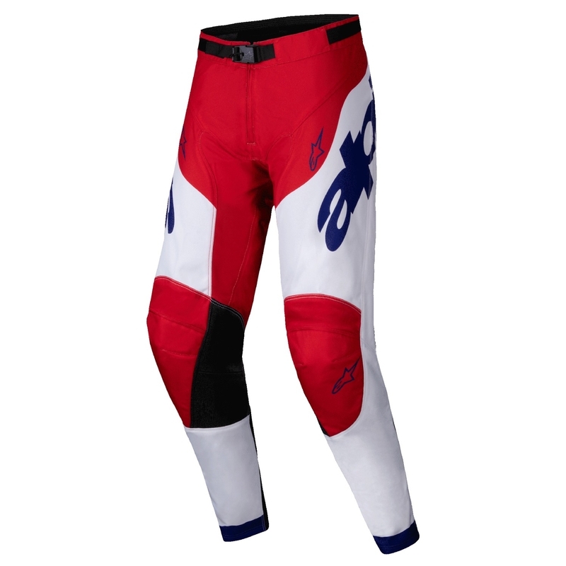 Alpinestars Racer Veil Motorcrossbroek rood/wit