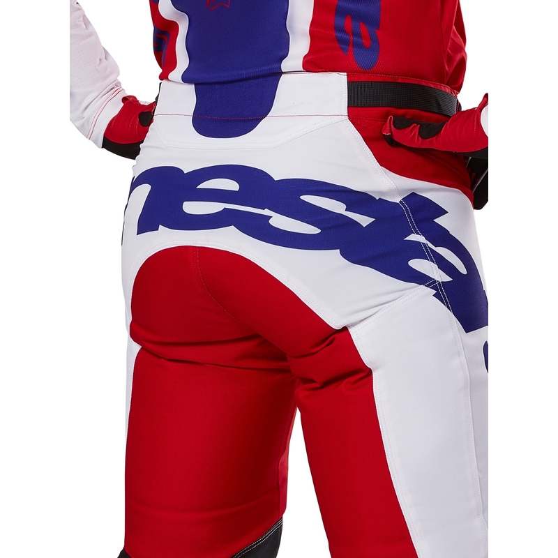 Alpinestars Racer Veil Motorcrossbroek rood/wit