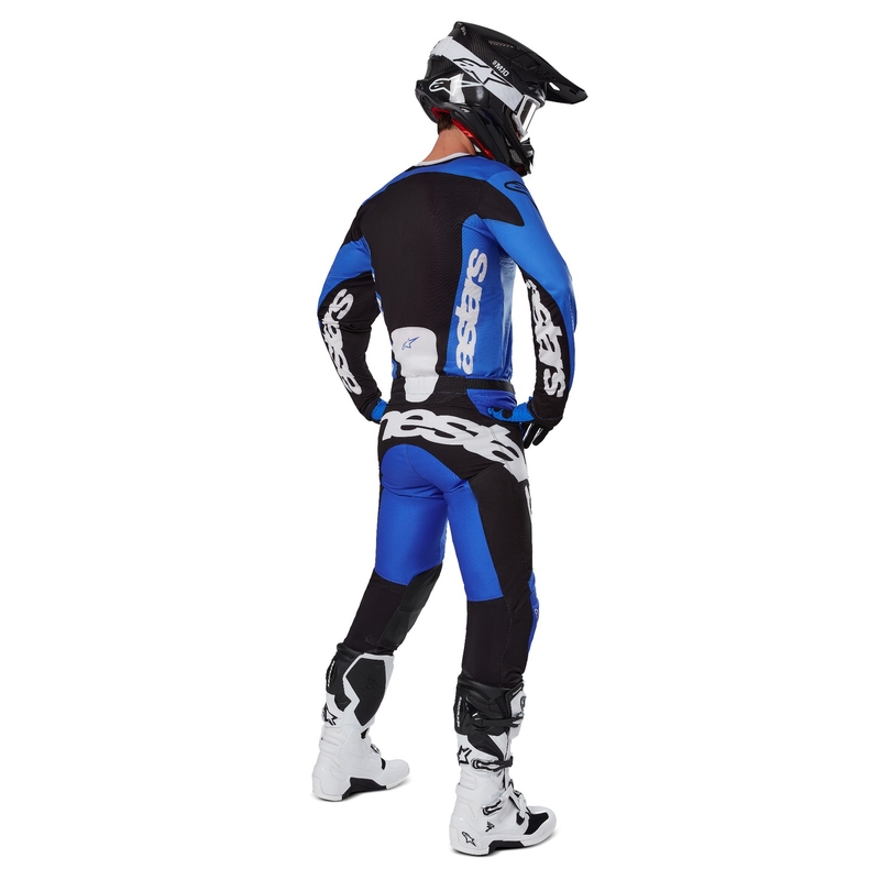 Alpinestars Racer Veil Motorcross Broek Blauw en Zwart