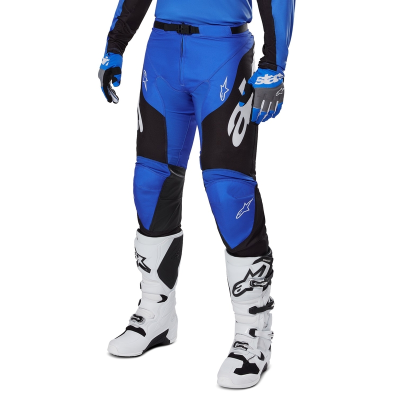 Alpinestars Racer Veil Motorcross Broek Blauw en Zwart
