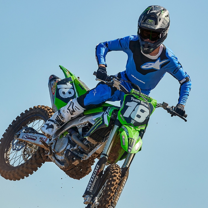Alpinestars Racer Veil Motorcross Broek Blauw en Zwart
