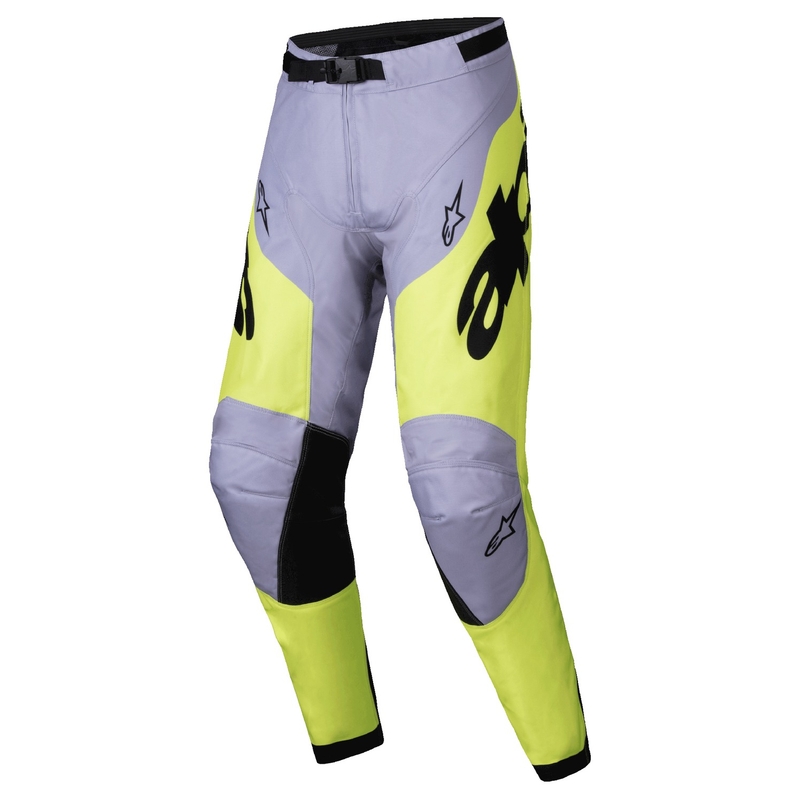 Alpinestars Racer Veil motorcrossbroek grijs-fluo geel