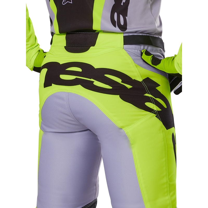 Alpinestars Racer Veil motorcrossbroek grijs-fluo geel
