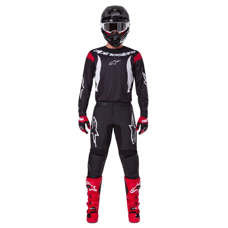 Alpinestars Fluid Haul Motorcross Broek Zwart Wit
