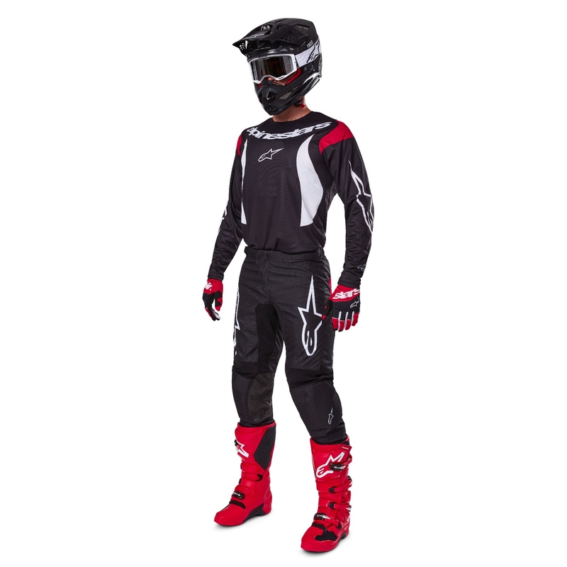 Alpinestars Fluid Haul Motorcross Broek Zwart Wit
