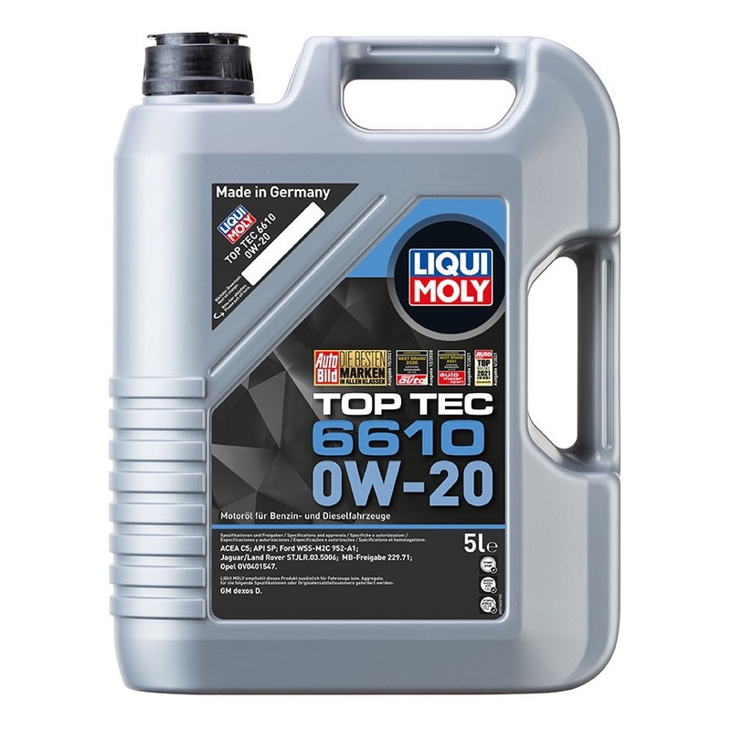 LIQUI MOLY Top Tec 6610 0W-20 synthetische motorolie 5 l