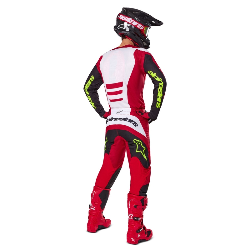 Alpinestars Fluid Haul Motorcrossbroek Rood en Zwart