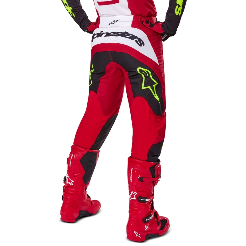Alpinestars Fluid Haul Motorcrossbroek Rood en Zwart