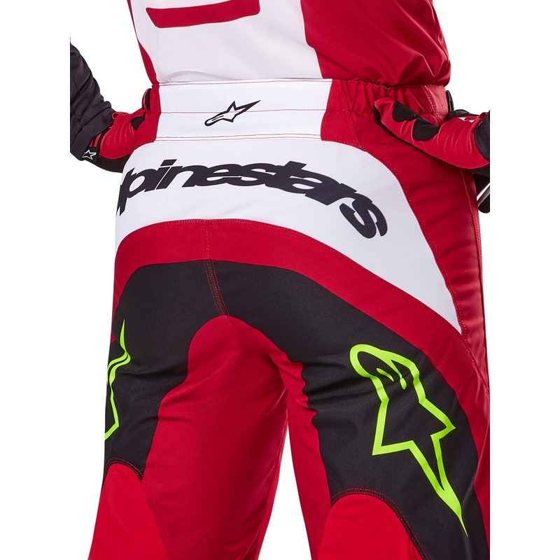 Alpinestars Fluid Haul Motorcrossbroek Rood en Zwart