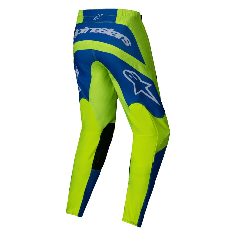 Alpinestars Fluid Haul motorcrossbroek fluo geel-blauw