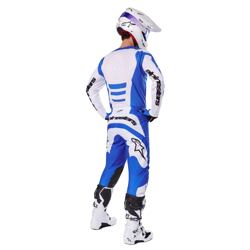 Alpinestars Fluid Haul Motorcross Broek Blauw Wit
