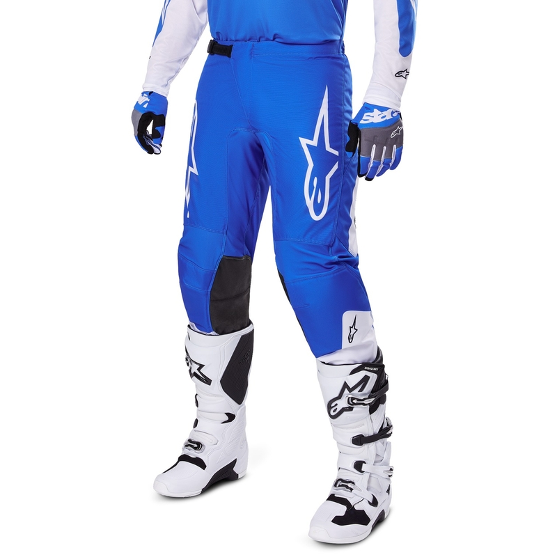 Alpinestars Fluid Haul Motorcross Broek Blauw Wit