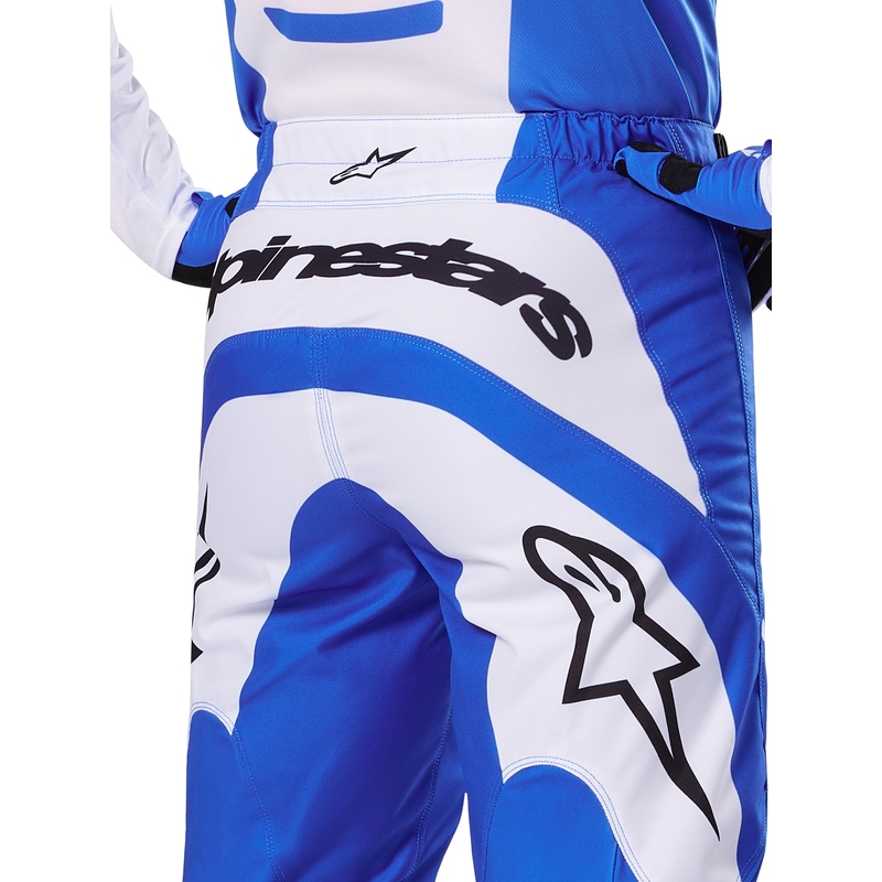 Alpinestars Fluid Haul Motorcross Broek Blauw Wit