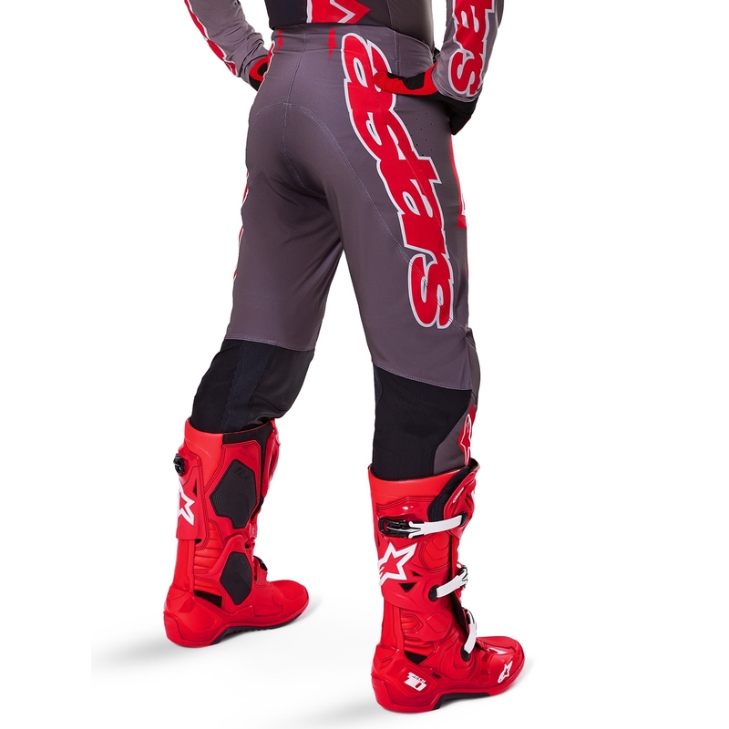 Alpinestars Supertech Lipan Rook Rood Motorcross Broek