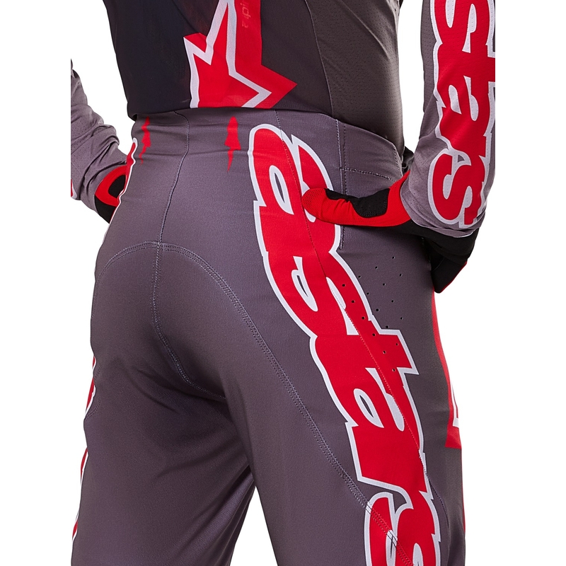 Alpinestars Supertech Lipan Rook Rood Motorcross Broek