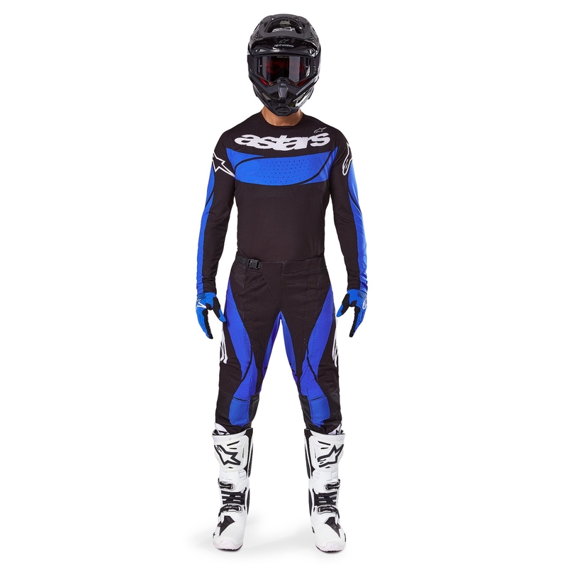 Alpinestars Techstar Dreem Motorcross Broek Zwart en Blauw