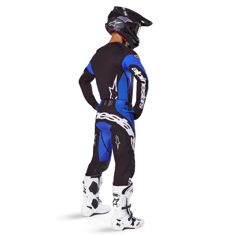 Alpinestars Techstar Dreem Motorcross Broek Zwart en Blauw