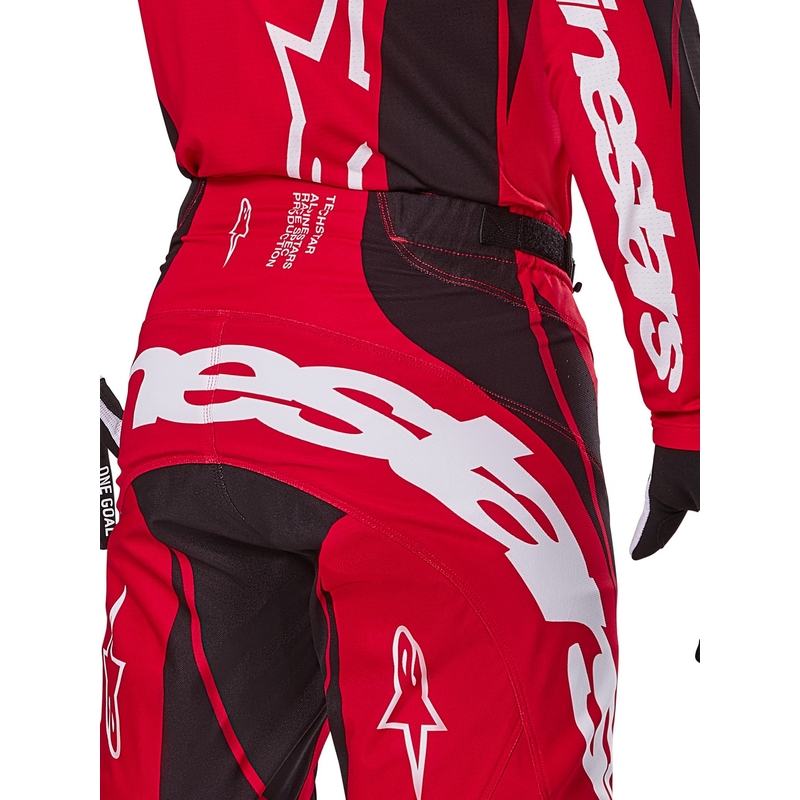 Alpinestars Techstar Dreem Motorcrossbroek Rood en Zwart