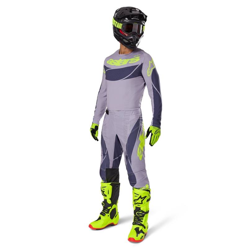 Alpinestars Techstar Dreem motorcrossbroek grijs-donkergrijs