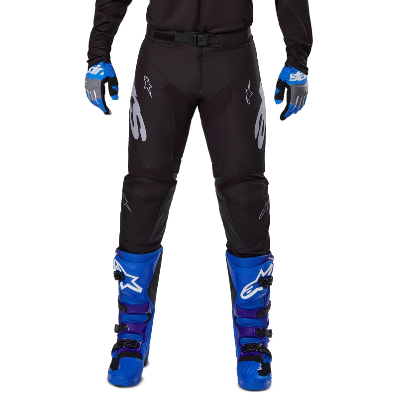 Alpinestars Racer Graphite Motorcross Broek Zwart en Grijs