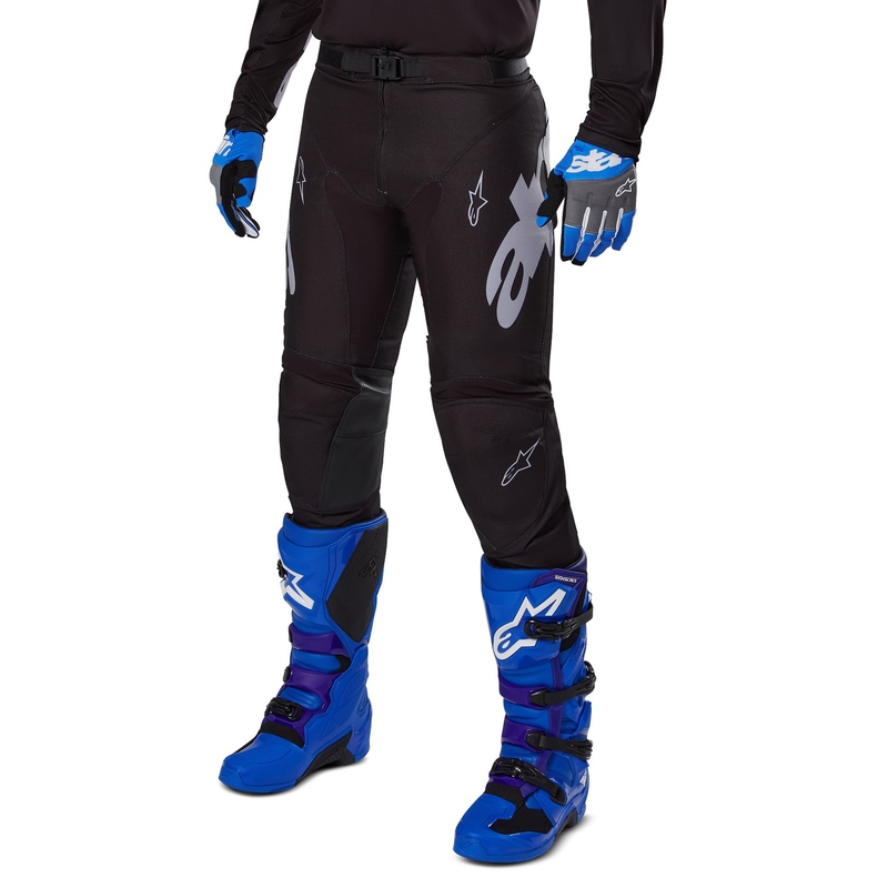 Alpinestars Racer Graphite Motorcross Broek Zwart en Grijs